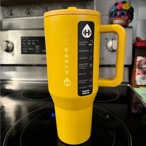 HydroJug Yellow Travel Mug